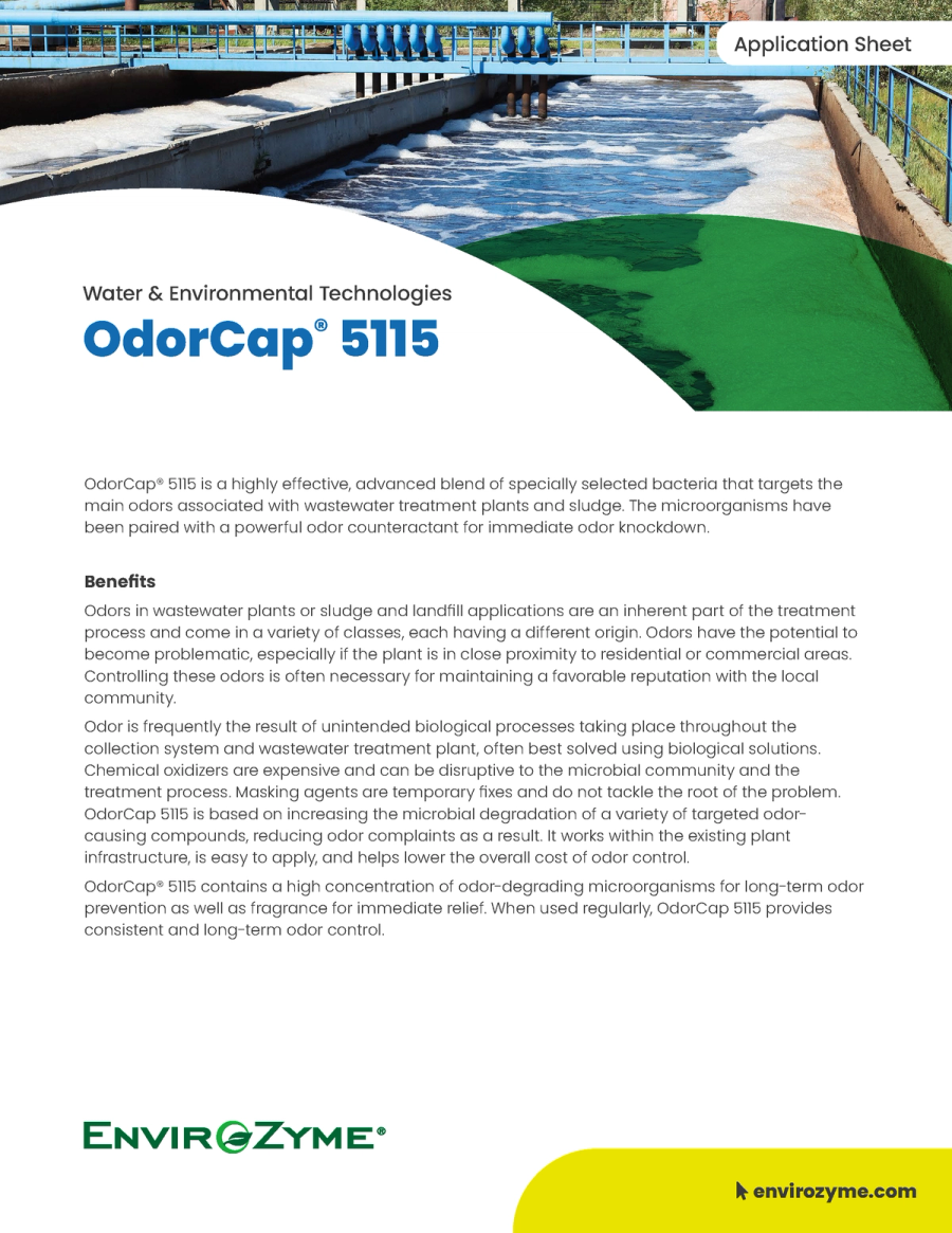 OdorCap 5115 Application Sheet