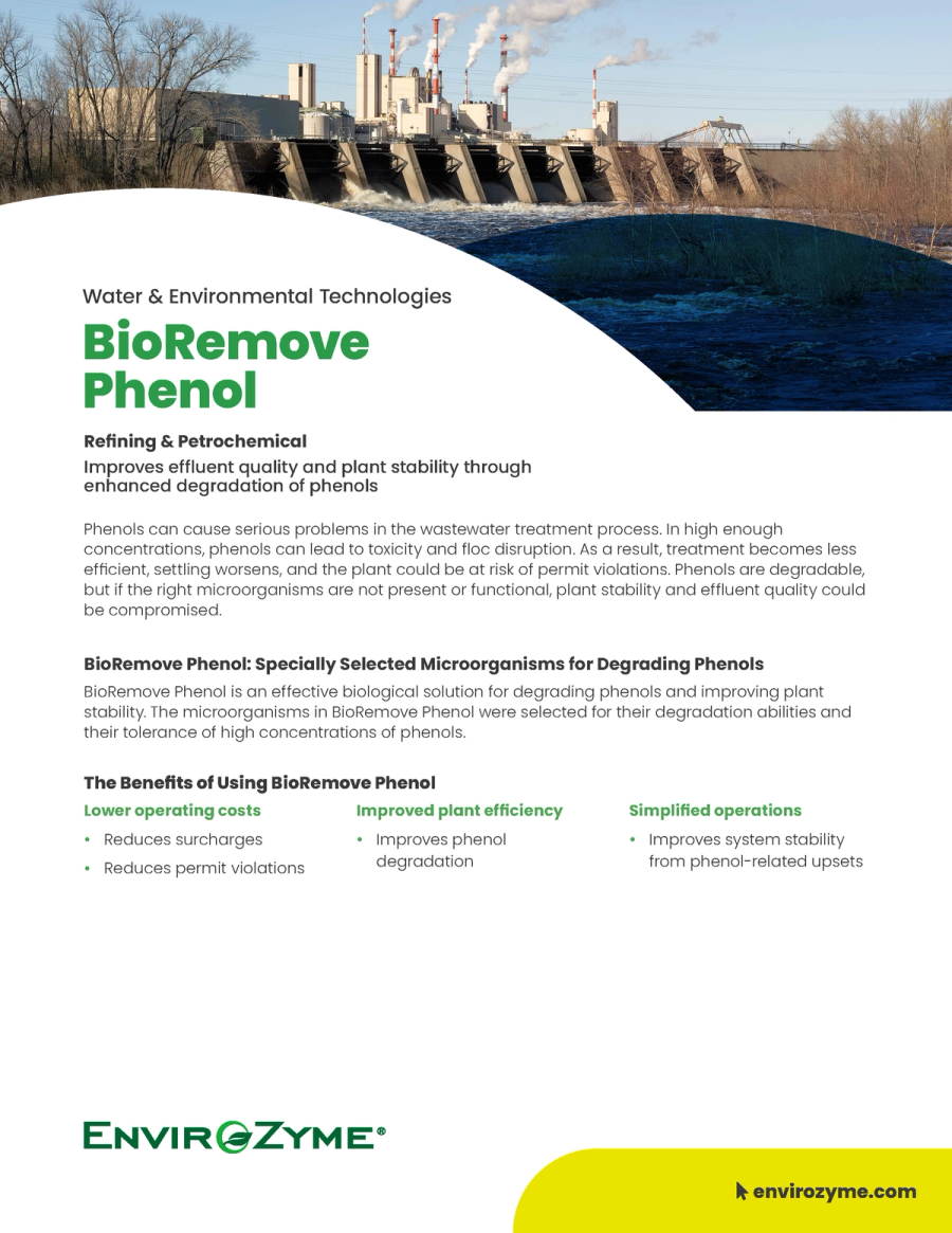BioRemove Phenol Benefit Sheet