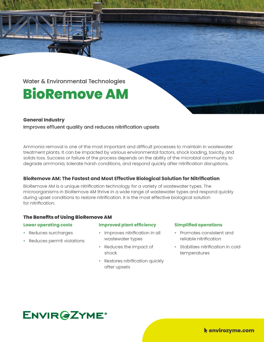 BioRemove AM Benefit Sheet