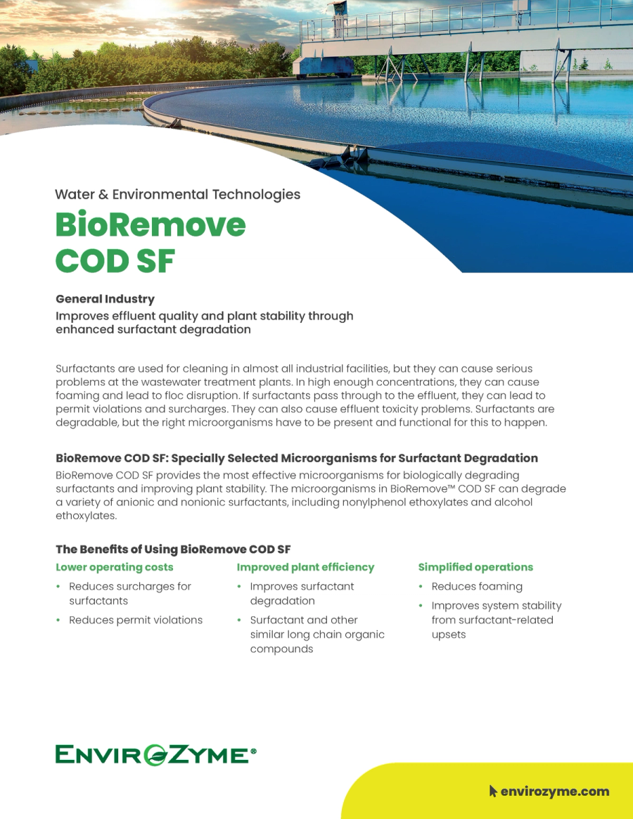 BioRemove COD SF Sell Sheet